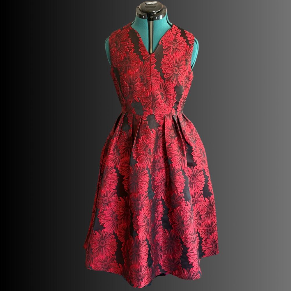 Elegant Red Cocktail Dress